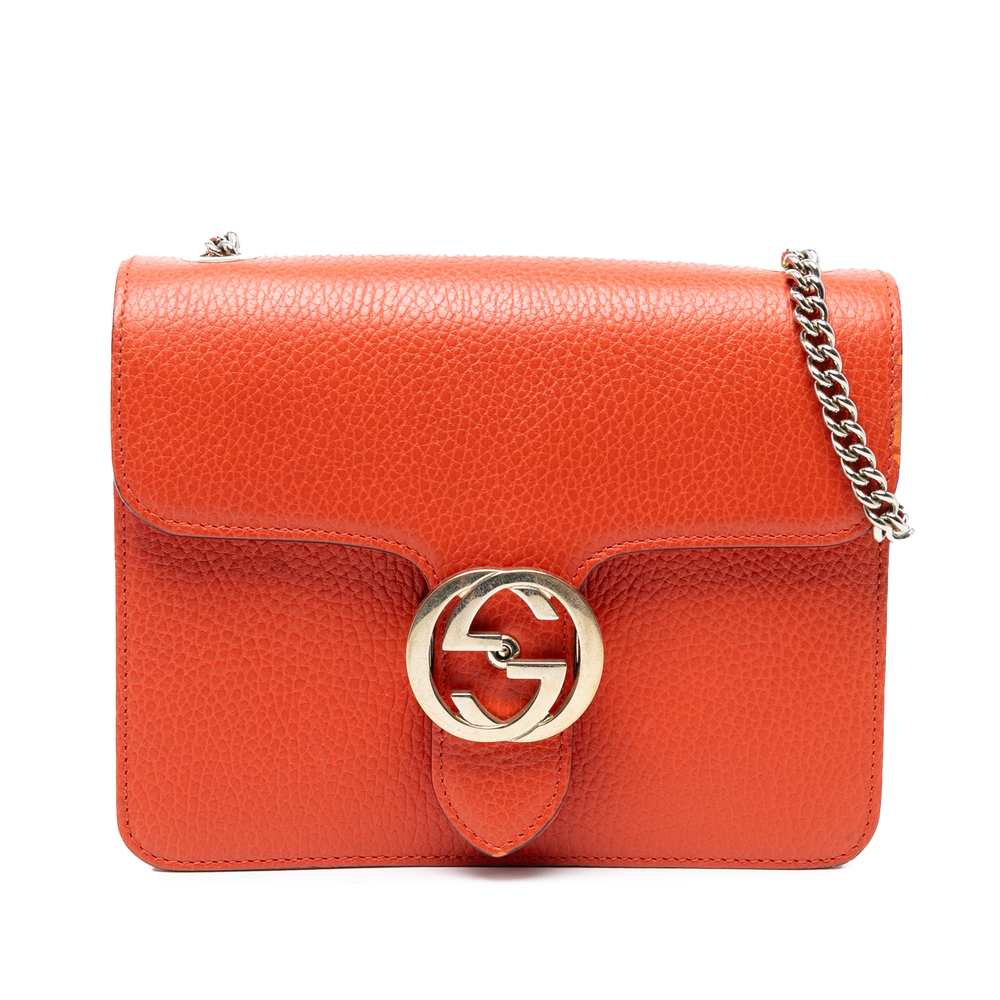 Pre-Loved Gucci Small Dollar Calfskin Interlocking G Crossbody